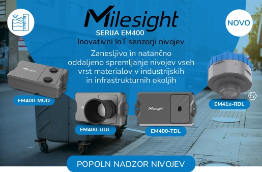 Milesight senzorji nivojev